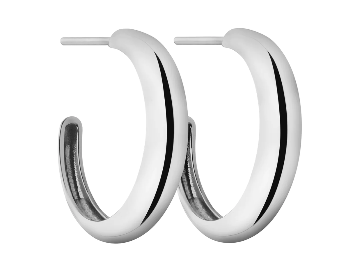 Aynur Abott - #89 Finer globe earrings - silver