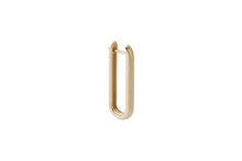 Load image into Gallery viewer, Aynur Abbott - E#56 Gold hook square earring
