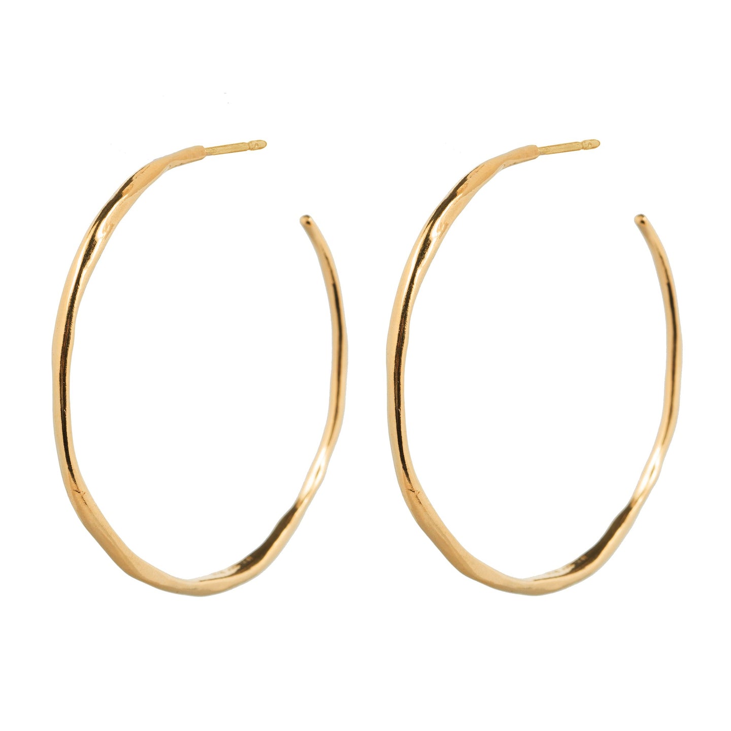Wouters & Hendrix - ESC00018 - organic shaped hoops - gold