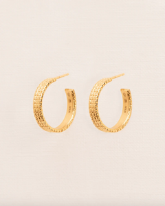 Wouters & Hendrix - EHS027 - small chain hoops - gold