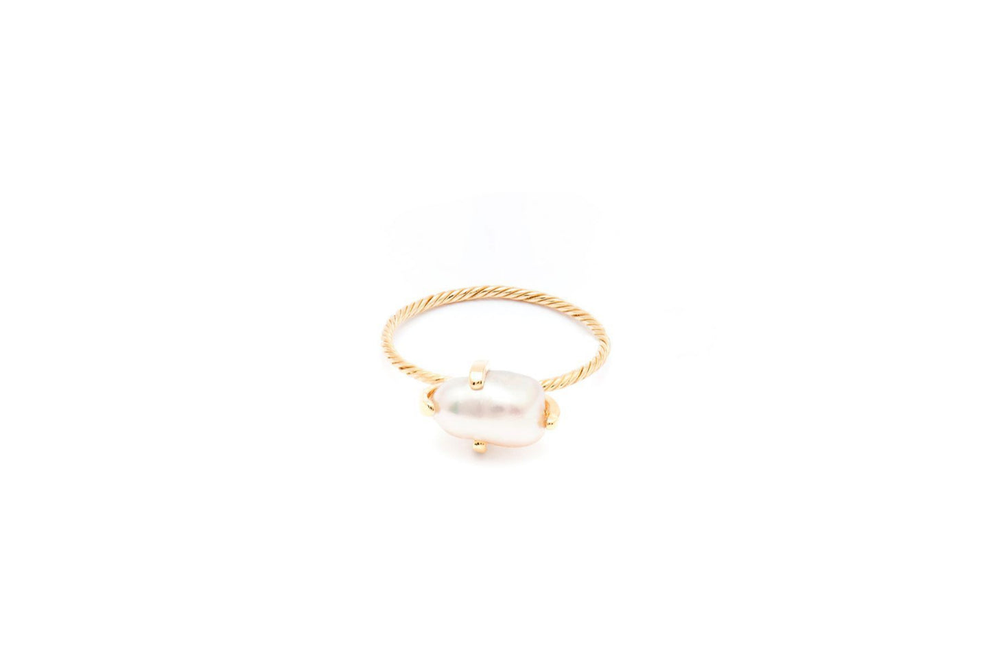 Wouters & Hendrix - RSC033 - freshwater pearl ring - gold