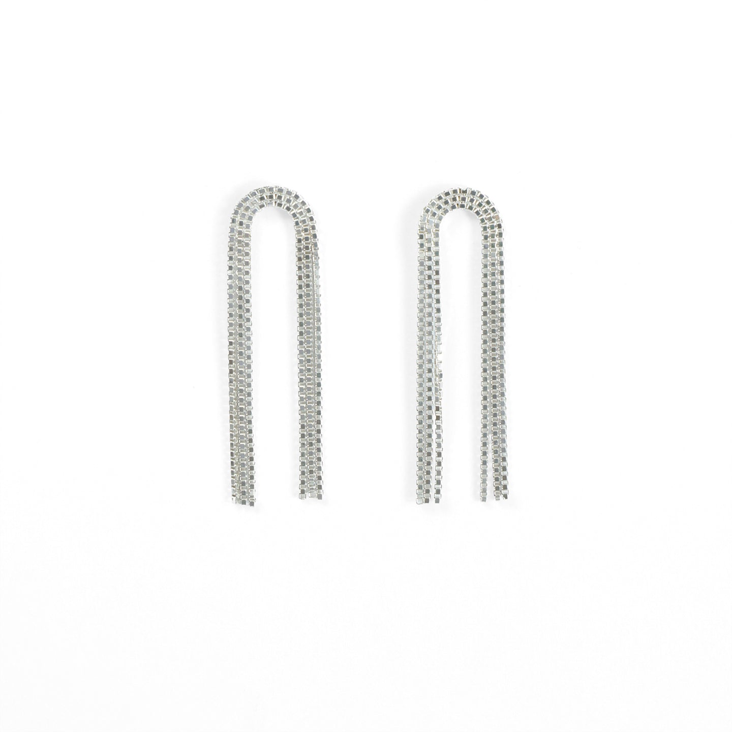 Martine Viergever - Earring - Arcade short - silver