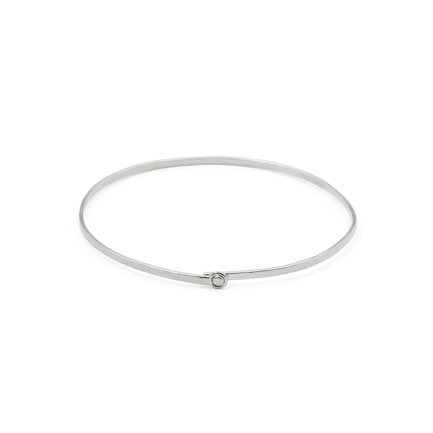 Wouters & Hendrix - BSC000014 - delicate hammered bracelet - silver
